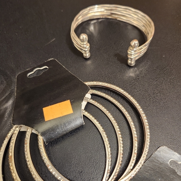 Silver-Toned Women's Bracelets - Picture 5 of 5